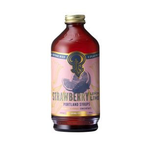 Erdbeer-Zitronensirup – 6 x 12 oz