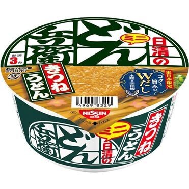 Nissin, Donbei, Kitsune Udon, Minigröße, 42g