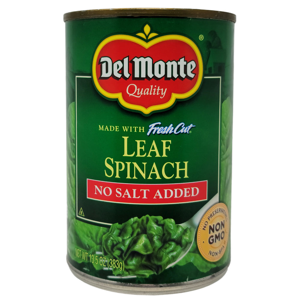Del Monte Kein Salz hinzugefügt Blattspinat - 13,5 oz