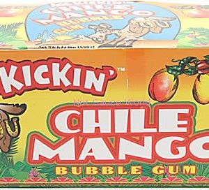 Ass Kickin Chili Mango Bubble Gum, 80ct