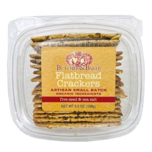 Butcher & Baker – Fladenbrot 5 Seed Meersalz, 5,5 Oz – Packung mit 12 Stück