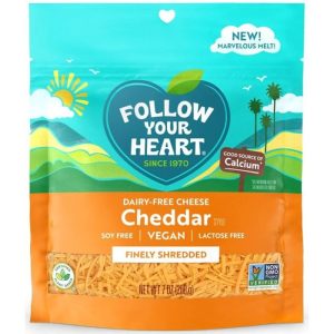 Follow Your Heart cheddar zerfetzt 7 Unzen – Packung mit 8