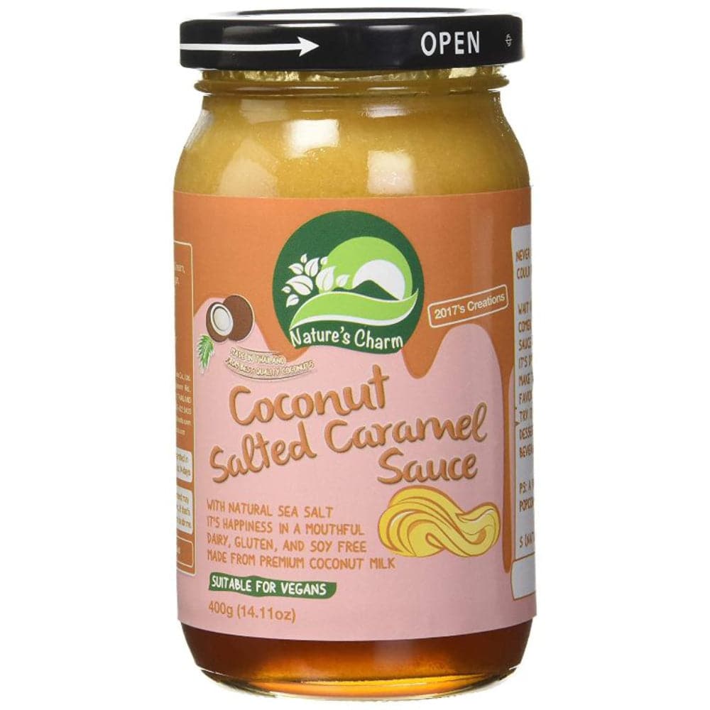 Nature's Charm – Kokos gesalzene Karamellsauce – 400g