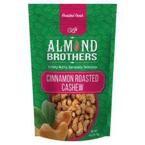 Mandel-Brüder – Zimt geröstet Cashews, 5 Unzen