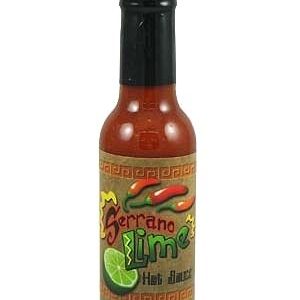 Serrano Lime scharfe Sauce. – 5oz
