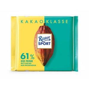 Ritter Sport 61% Kakaoriegel – – 100g