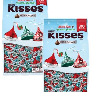 Hershey’s Christmas Kisses Milchschokolade, 52 Unzen (Packung mit 2)