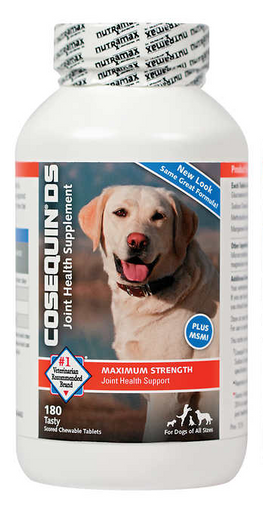 Cosequin DS Plus MSM Joint Health Supplement für Hunde, 180 Tabletten