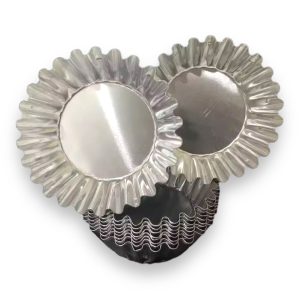 Edelstahl Ensaymada Schimmel / Mamon Schimmel / Puto Schimmel – 5 Zoll – 5 Stück