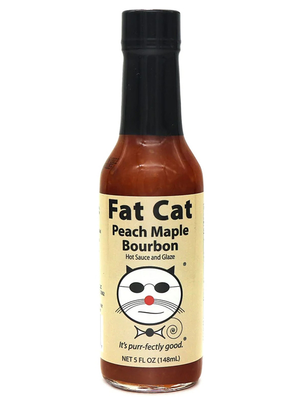 Fat Cat Pfirsich Ahorn Bourbon Chilisauce und Glasur
