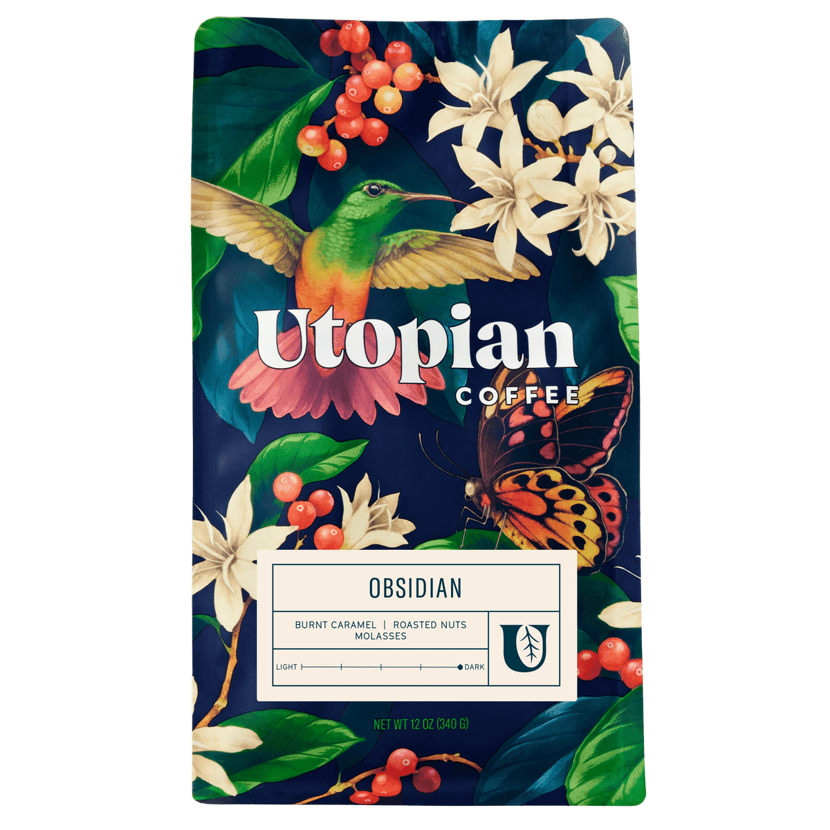 Utopischer Kaffee Obsidian