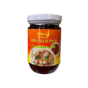 Goldene thai-Kinnaräpfel Chilli sa-te Paste