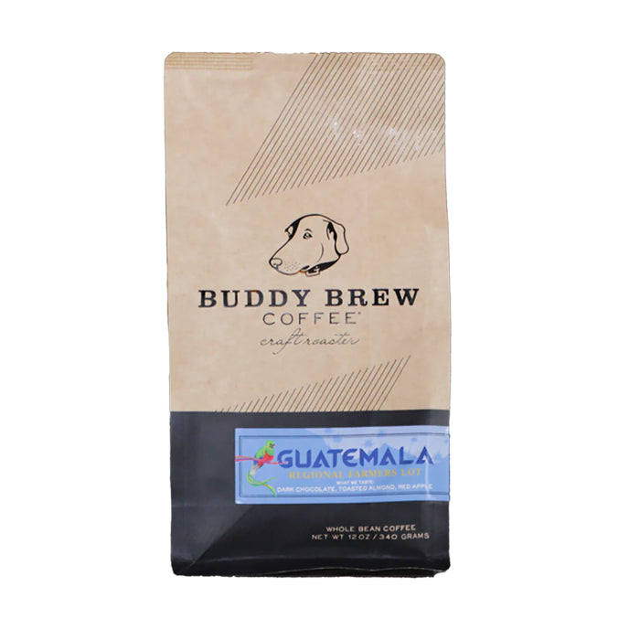 Buddy Brew – Ganze Bohnen Guatemala Kaffee, 12 Oz (Packung mit 6)