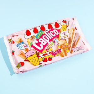 Glico Mini Caplico – Erdbeer-Kurzkuchen