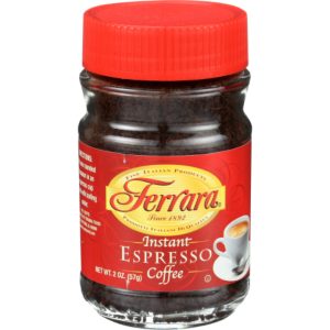 Ferrara Instant Espresso, 2 Unzen Packung mit 12
