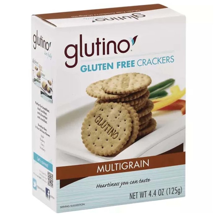 Glutino – Cracker Multigrain Glutenfrei, 4,4 Oz (Packung mit 6)