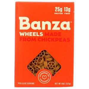 Banza Chickpea Nudeln – Nudelräder Kichererbsen, – 8oz