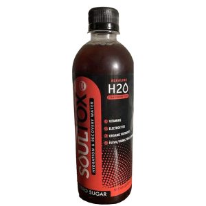 Soultox Erdbeer Granatapfelwasser, 16,9 Liter Packung mit 12 Stück