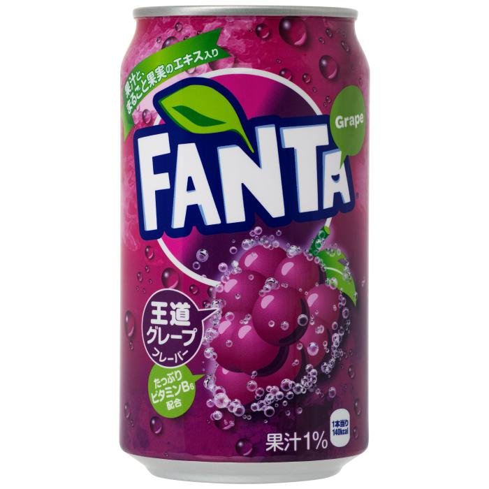 Fanta Traube Soda Drink 350ml (3 Stück)