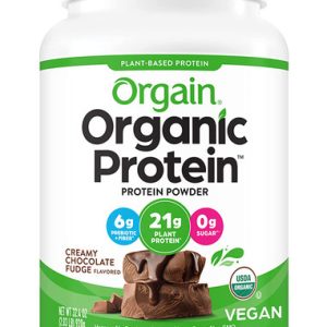 Orgain Bio-Proteinpulver auf pflanzlicher Basis, cremiger Schokoladenpudge, vegan, Low Net Carbs, nicht milchfrei, glutenfrei, ohne Zuckerzusatz, Sojafrei, koscher, ohne Gentechnik, 2,03 lb (Verpackung kann variieren)