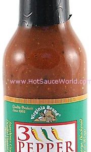 Virginia Brand Three Pfeffer zitronenscharfe Sauce, . – 5oz