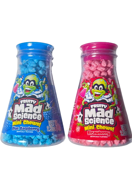 Fruity Mad Science Mini Chews Erdbeere [ nur 1 }