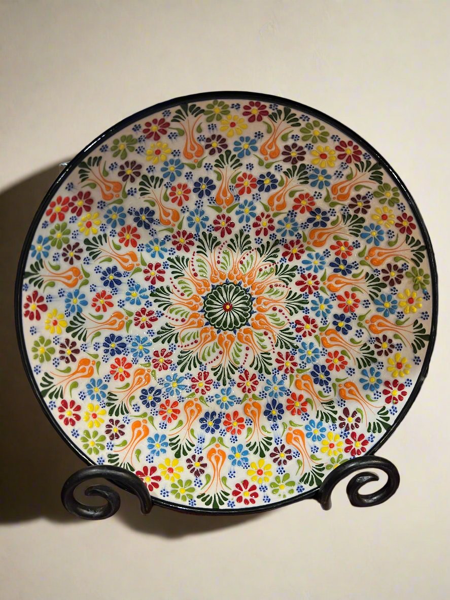 12′′ Runde geprägte Keramikschale