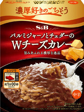 S&B, Noukou-Serie, W Käse Curry, 150g in 1 Packung, Retorte verpackt Curry, mittel Hot