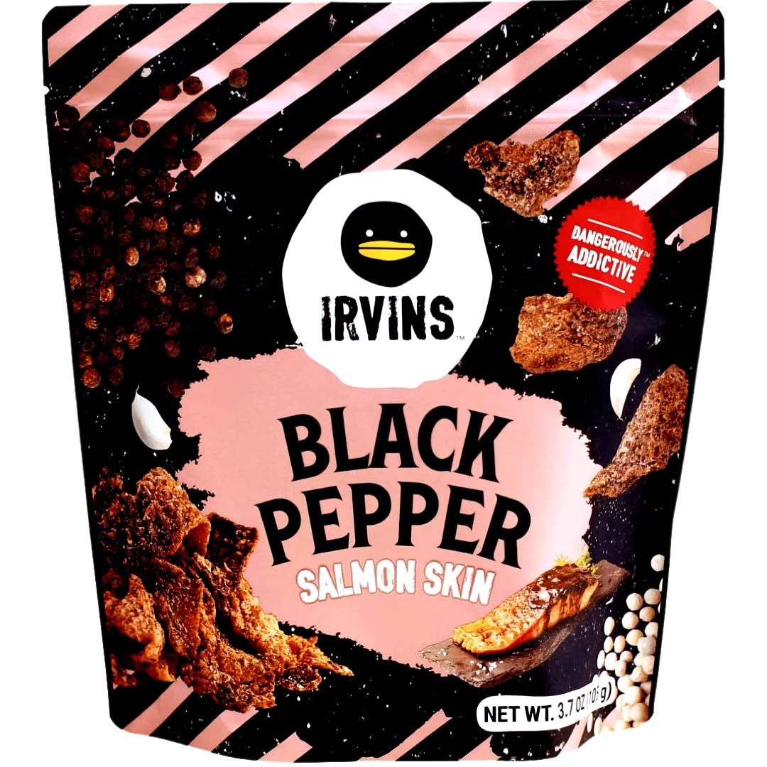Irvins – Schwarzer Pfeffer – Lachshaut – 105 G