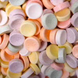 nicht eingepackte Smarties
