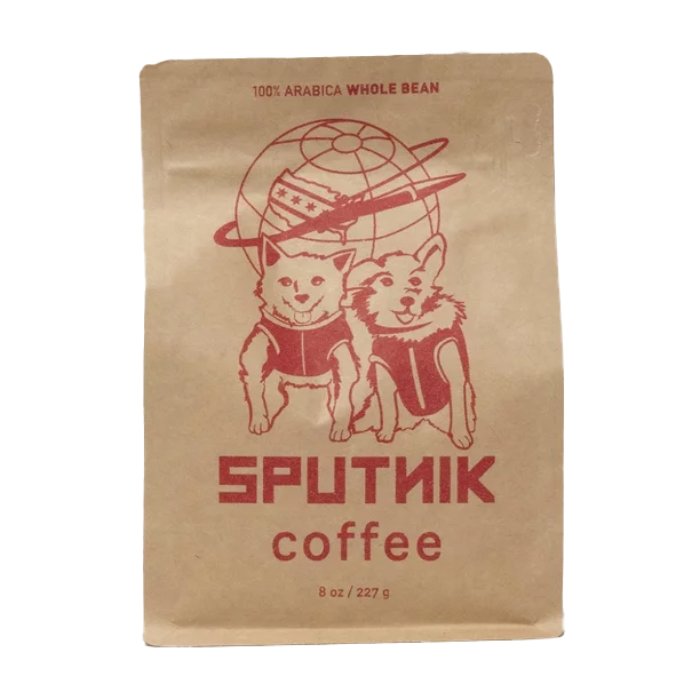 Sputnik Kaffee Company – Kaffee ganze Bohnen, 1 Beutel – Packung mit 6