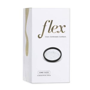 flex – Scheibenmenstruual 12 ea – Packung mit 1 Stück