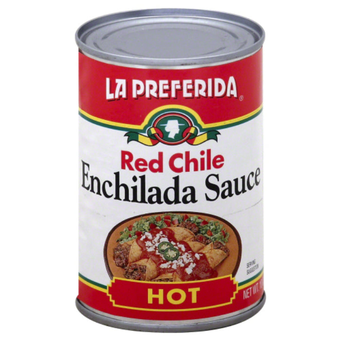 La Preferida Heiße Enchilada-Sauce, 10 Oz – Packung mit 12 Stück