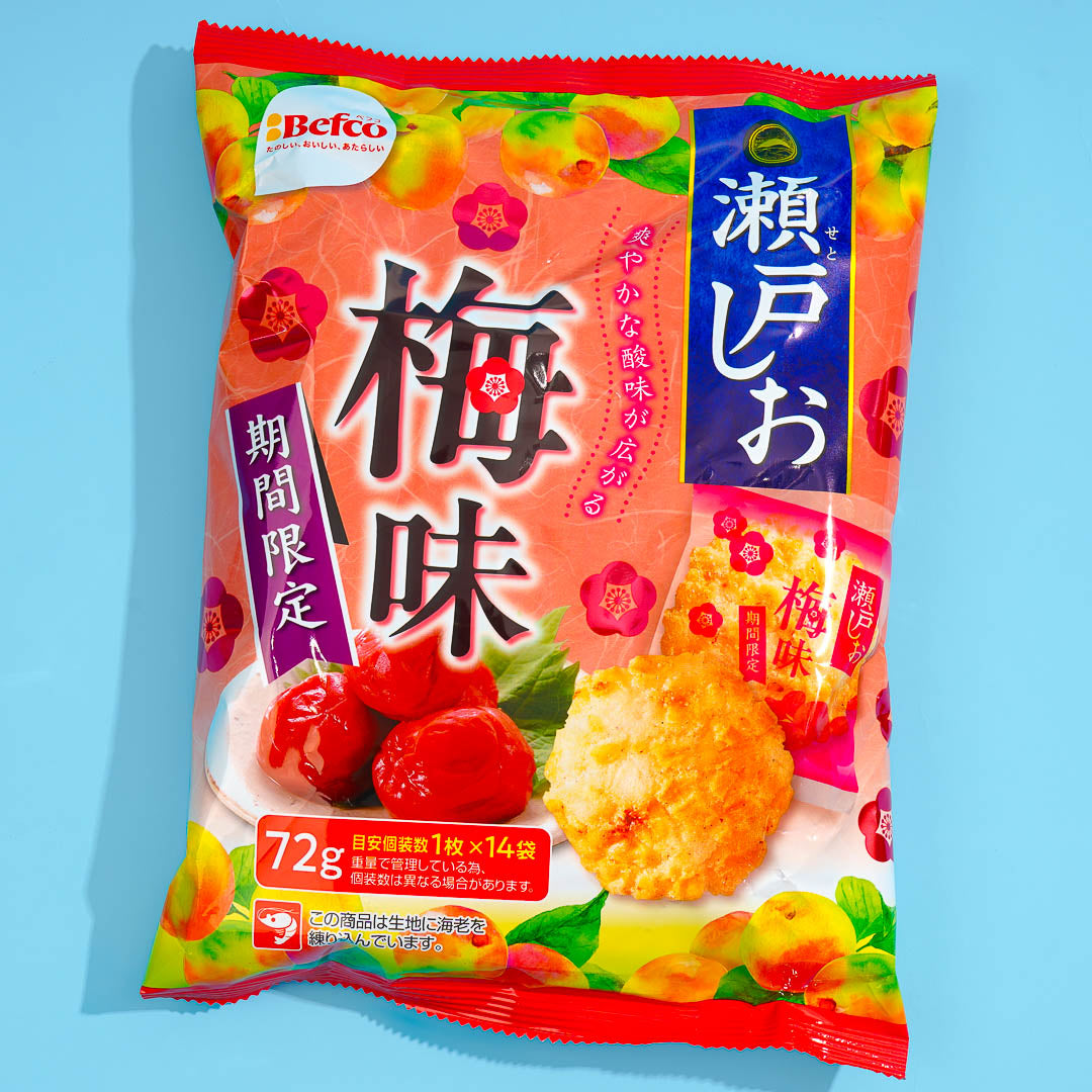 Befco Kuriyama Seto Shio Reis Crackers – Pflaume