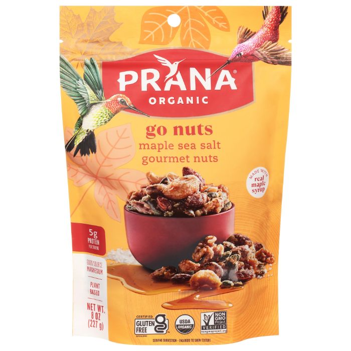 Prana Nüsse Ahorn beschichtet 8 Oz – Packung mit 6