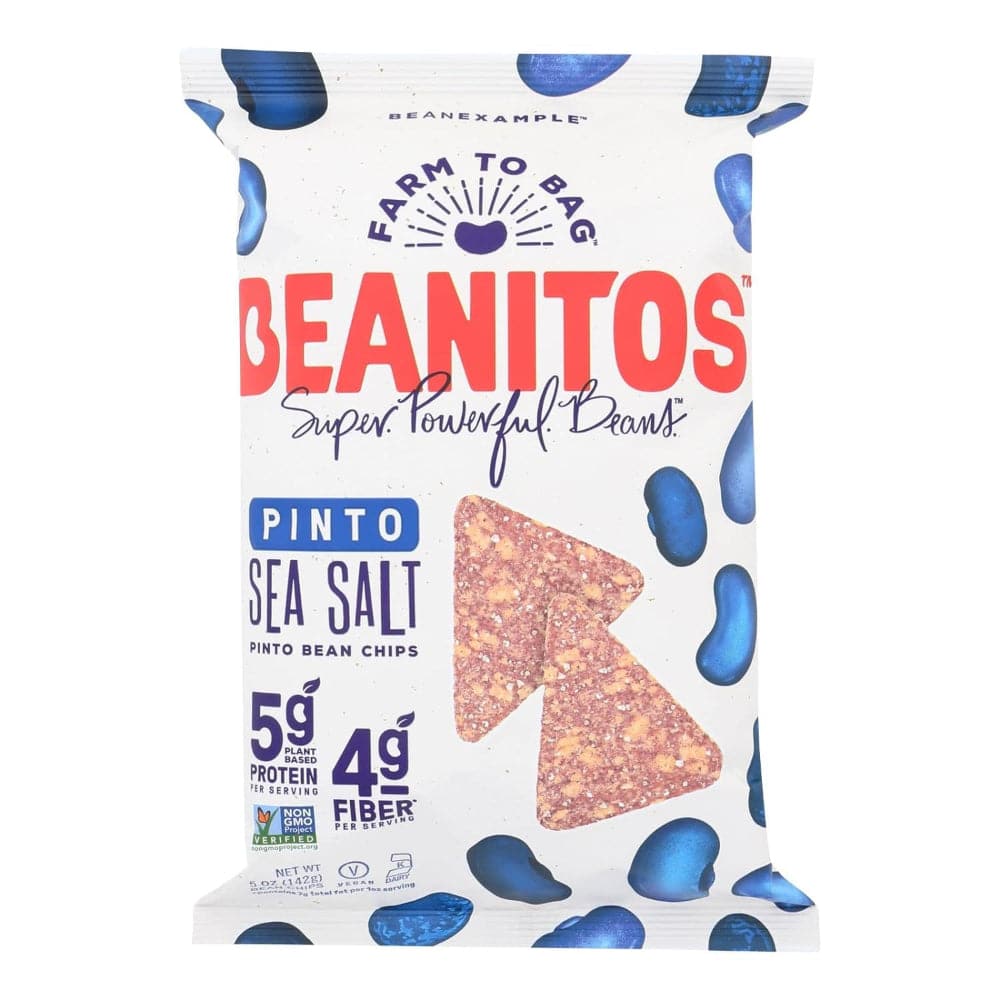Beanitos – Pinto Bohnenchips Meersalz, 5 oz – Packung mit 6 Stück