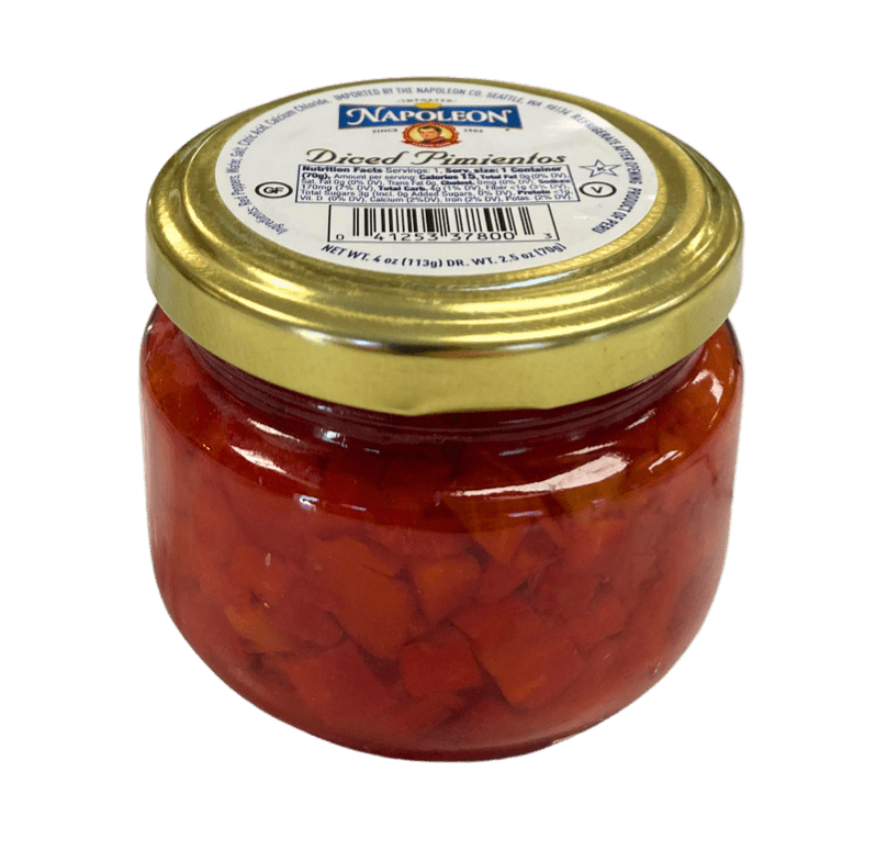Pimientos, gestochen
