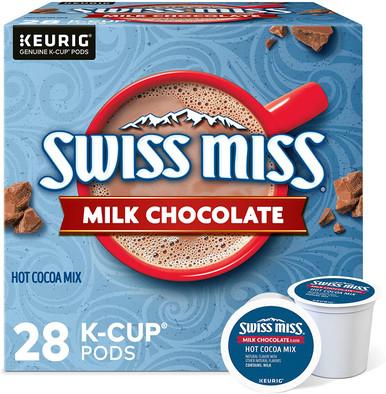 Schweizer Miss Milchschokolade Hot Kakao Keurig Single Serve K Cup Pods, 28 Stück