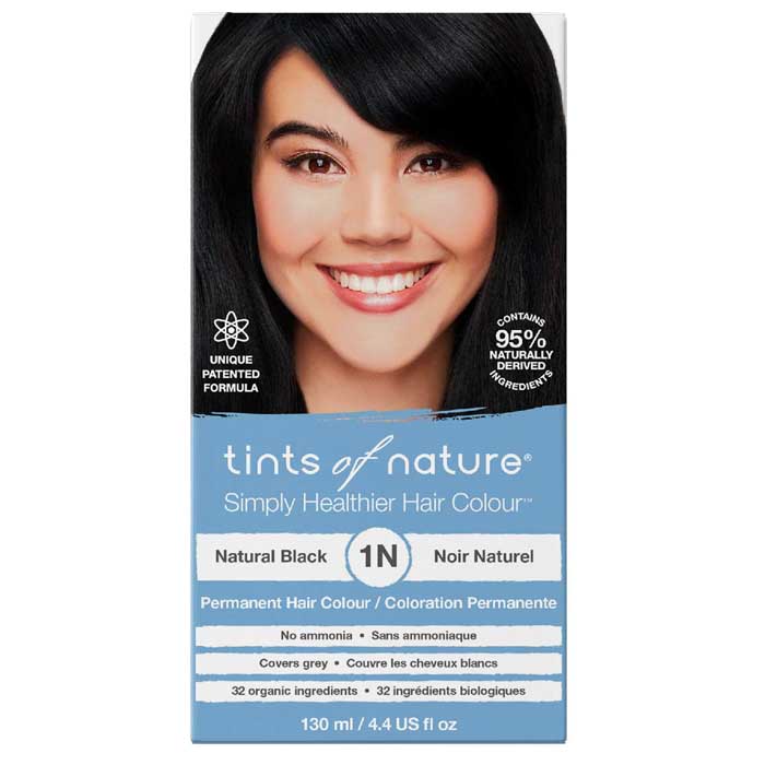 Tints of Nature Natürliche Schwarz 1N Dauerhafte Haarfarbe
