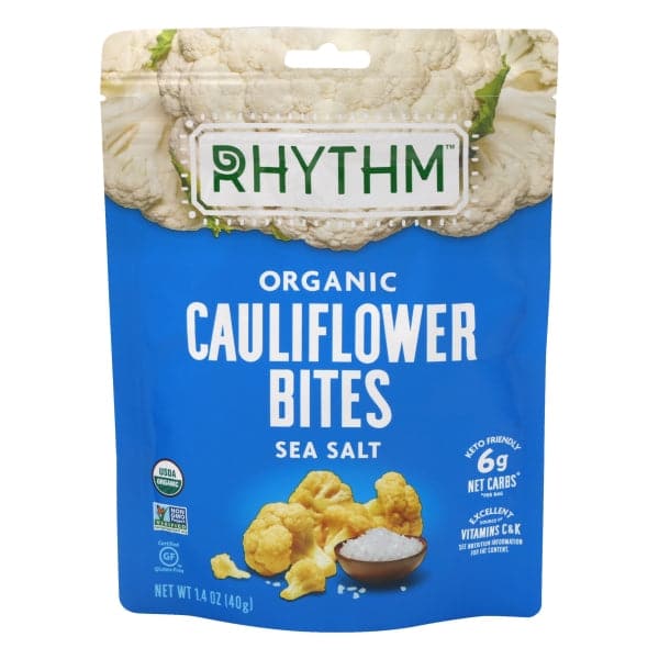 Rhythm Superozods Bio Cauliower Bissen Meersalz 1,4 oz – Packung mit 8
