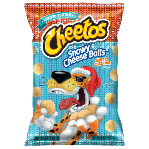 Cheetos Verschneite Käsebälle Weiß Cheddar