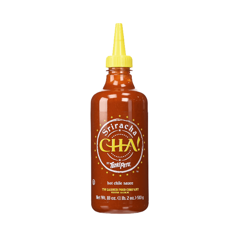 Cha! Sriracha Von Texas Pete Hot Chile Sauce