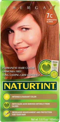 Naturtint Haarfarbe 7C Terrakotta Blonde 5.75 FO – Packung mit 3