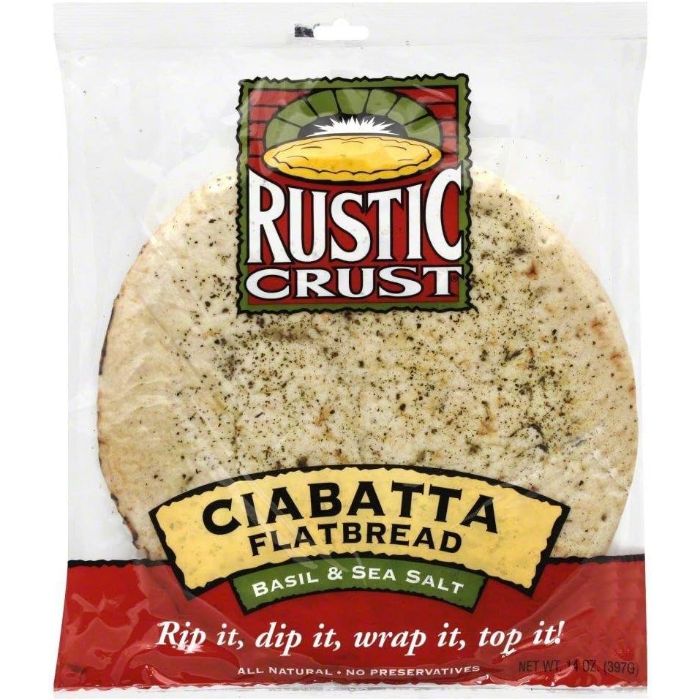 Rustikale Crust Fladenbrot Ciabatta 14 Oz – Packung mit 6