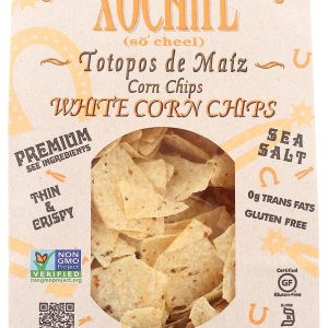 Xochitl – Chip Mais weiß gesalzen Bio, 12 Oz – Packung mit 10