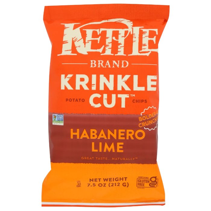 Wasserkocher Lebensmittel – Chip Kartoffel Habanero Limette 7.5 Oz – Packung mit 12