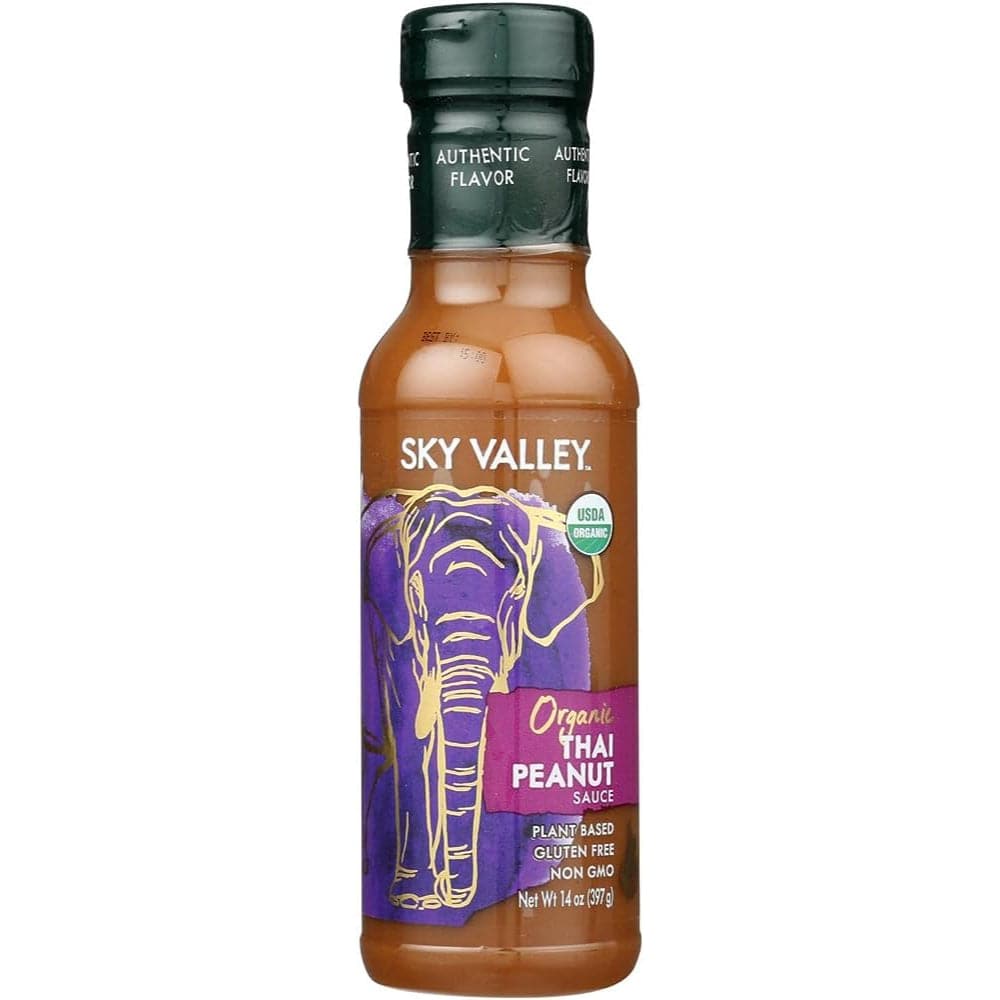 Sky Valley – Bio Thai Erdnusssauce, 14 Oz – Packung mit 6 Stück