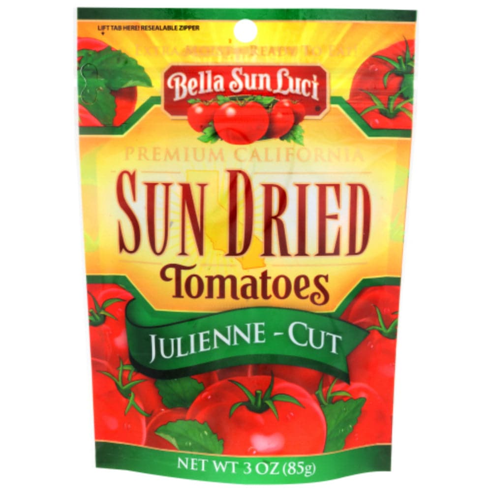 Bella Sun Luci – Sonnengetrocknete Tomaten Julienne Cut, 3 oz
