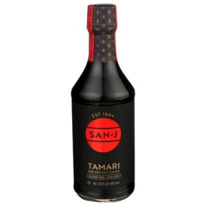 San J Soße Soja Tamari schwarze Lable