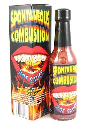 Spontane Verbrennung Chilisauce, 5oz